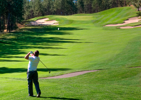 Golfer at The Okanagan GC